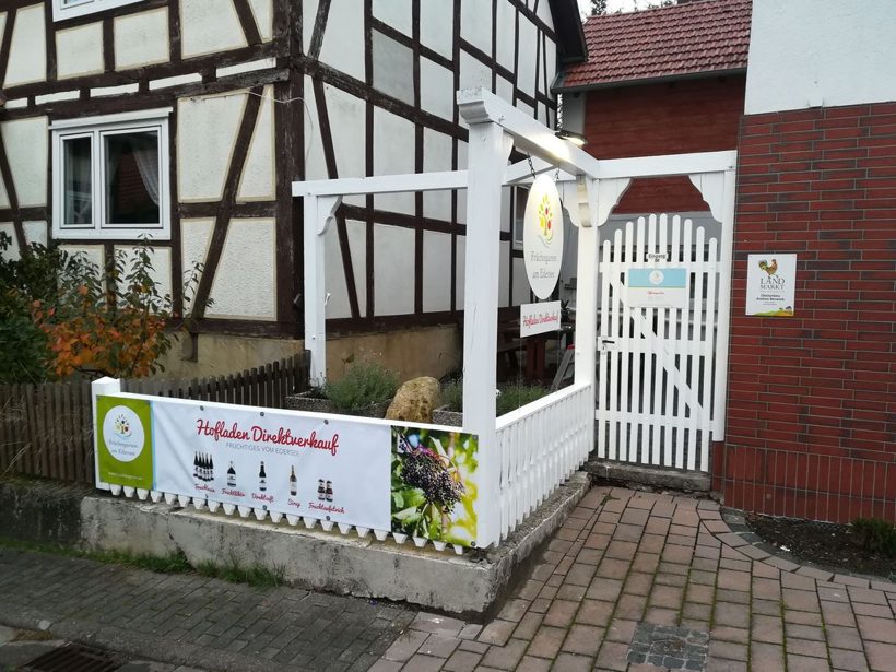 Unser Hofladen im Früchtegarten am Edersee