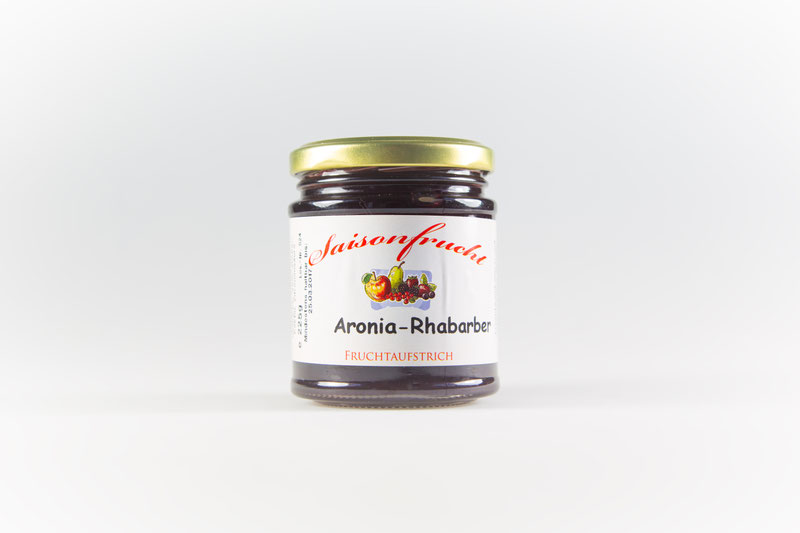 Aronia mit Rhabarber Fruchtaufstrich