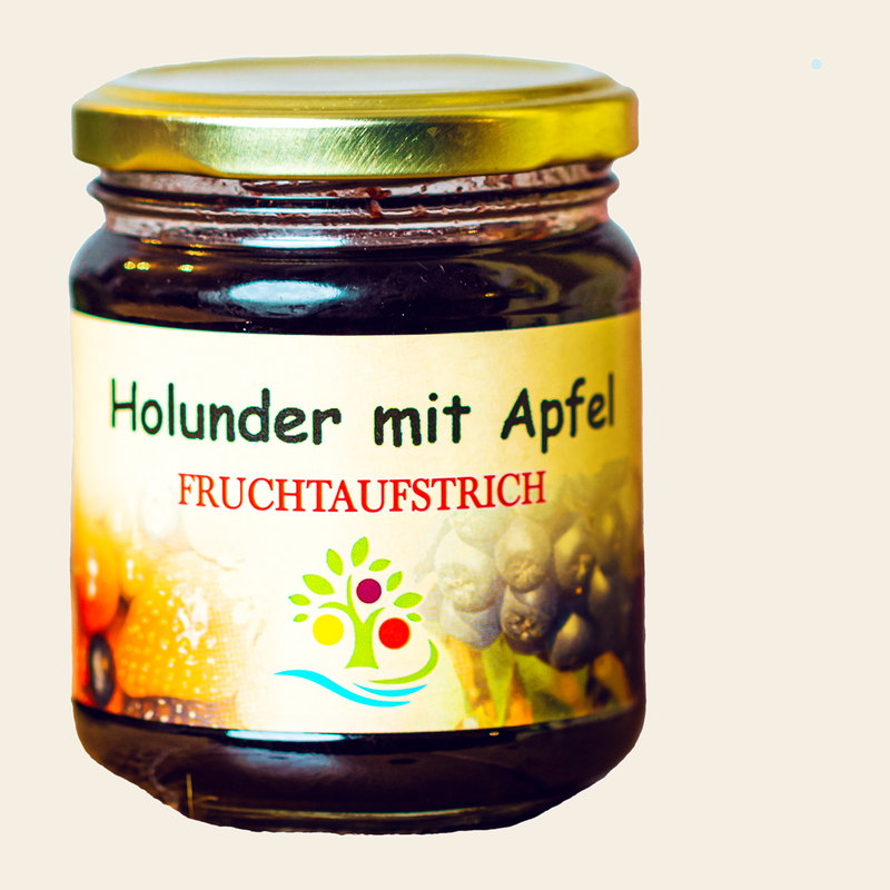 Holunder mit Apfel Fruchtaufstrich