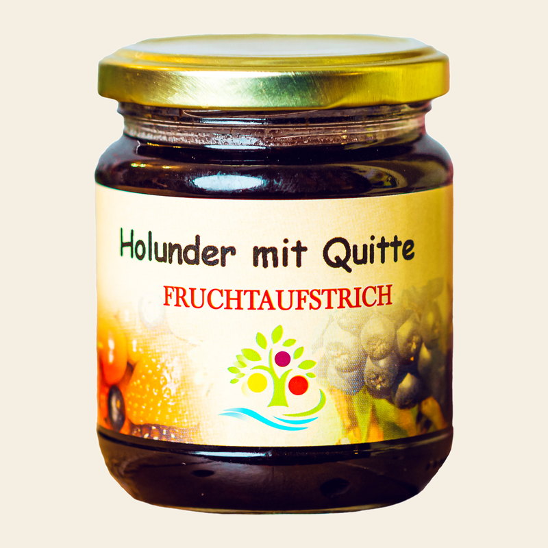 Holunder mit Quitte Fruchtaufstrich